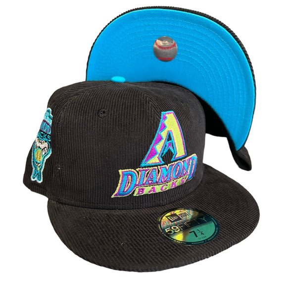 New Era Arizona Diamondbacks Corduroy 59FIFTY Fitted Hat Inaugural Season - Picture 1 of 7